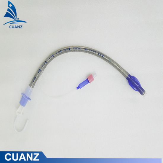 Tubo endotraqueal reforzado desechable Sistema de anestesia Tubo